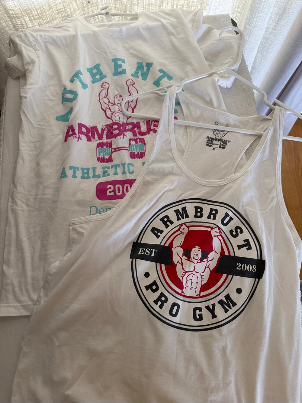 Men’s Gym t-shirts one tank one short sleeve